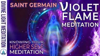 ST GERMAIN CORD CUTTING VIOLET FLAME MEDITATION ARCHANGEL MICHAEL amp METATRON amp SAINT GERMAIN [upl. by Farr53]