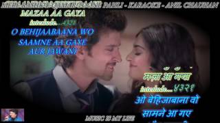 Mere Rashke Qamar karaoke With Scrolling Lyrics Eng amp हिंदी [upl. by Rapsac]