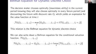 Week 13 Dynamics and Endogeneity  Video 3 Dynamic Discrete Choice Models [upl. by Obediah]