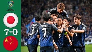 Japan vs China 70 Highlights Goals  World Cup 2026 Qualifiers Asia  05092024 [upl. by Wimsatt642]