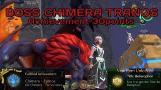 KILL BOSS CHIMERA TRANOS  UTOPIA ORIGIN ACHIEVEMENT [upl. by Nelly]