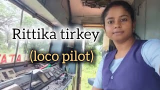 Jharkhand Rittika Tirkey Vande bharat ki loco pilot bani [upl. by Tedd]