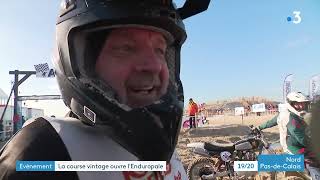 Retour sur la course vintage de lEnduropale du Touquet 2022 [upl. by Are219]