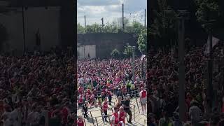 Arsenal fans outside the Emirates Stadium [upl. by Dichy720]