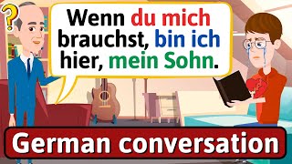 German conversation Vater und Sohn Gespräch auf Deutsch  LEARN GERMAN [upl. by Jennings]