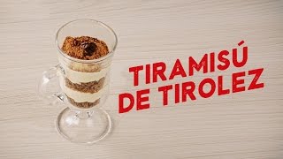 Receita  Tiramisu de Tirolez [upl. by Yart]