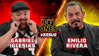 Gabriel Iglesias vs Emilio Rivera  Hot Ones Versus [upl. by Venita]