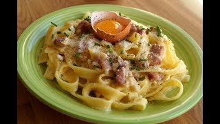 Tagliatelles creme carbonara [upl. by Filip]