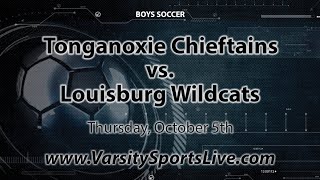 Tonganoxie Chieftains vs Louisburg Wildcats Soccer 10523 [upl. by Ecirtac]