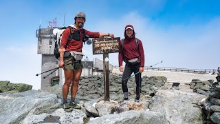 Appalachian Trail Day 77  Mt Washington Summit Snow Whiteout 2022 Calendar Year Triple Crown [upl. by Sarad]