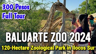 BALUARTE ZOO 2024 Full Tour in Ilocos Sur Philippines  120 Hectares Zoological Park in Vigan City [upl. by Kedezihclem]