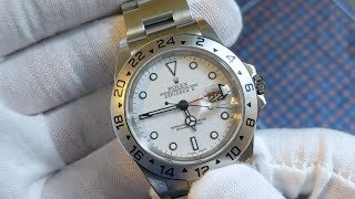 Webber Reviews Rolex Explorer II 16570 quotPolarquot [upl. by Ferdinande541]