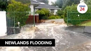 WATCH  Parts of Cape Town flooded as SA Weather Service upgrades storm warning for Western Cape [upl. by Oak]