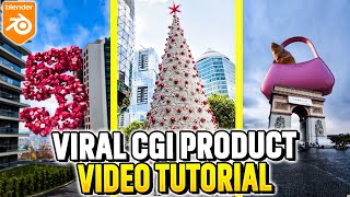 How to Create These Viral CGI Product Animations in Blender  VFX Tutorial [upl. by Atsahs998]