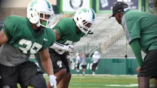 Tulane Football Spring Practice 8 Sights and Sounds [upl. by Larue260]