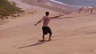 Sand surfing Cape Kiwanda beach [upl. by Eugenio33]