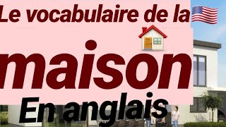 Vocabulaire  Pièces et objets de la maison en anglais 🏡🏠 [upl. by Arval]