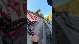 70kmh Brakeless MTB Bobsled POV [upl. by Eusoj]