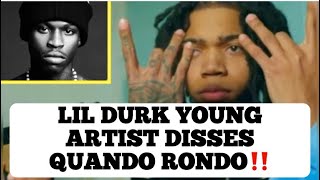 Lil Durk Young Artist Chucky Wackem Disses Quando Rondo After Inheriting Beef From King Von Death [upl. by Joshua]