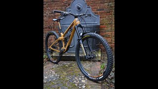 2021 Transition Sentinel V2 Loam Gold  Bike Check [upl. by Claire775]