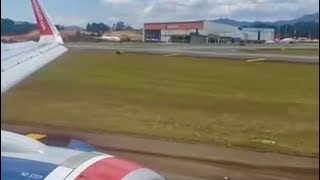 En Vivo Aterrizaje Vuelo Inaugural JetSMART Colombia de Bogota a Medellín [upl. by Bopp]