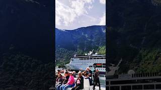 Exploring Norways Longest Fjord Sognefjord by Ferry travel norway fjords mountains [upl. by Saleme882]