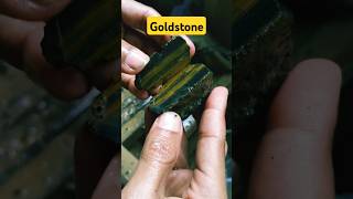 Goldstonecut green stone with gold stripes spotify music song batuakik [upl. by Llimaj]