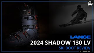 2024 Lange Shadow 130 LV Ski Boot Review with SkiEssentialscom [upl. by Nirtiak]