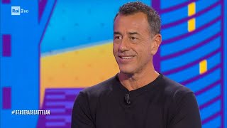 Lintervista a Matteo Garrone  Stasera cè Cattelan su Rai2 del 04102023 [upl. by Anayra]