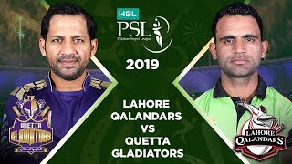 Match 17 Full Match Highlights Lahore Qalandars vs Quetta Gladiators  HBL PSL 4  HBL PSL 2019 [upl. by Ettenyl]