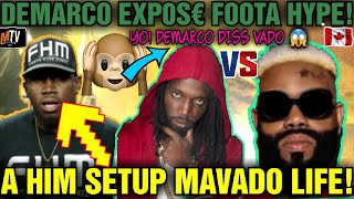 Mavado Life In Dnger Demarco Exposes Foota Hype Dirty Ways Demarco Tell Foota Sym Brawlin [upl. by Gettings]