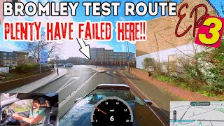 BROMLEY DRIVING TEST ROUTE  WITH COMMENTARY  EP 3 drivingtestvideo bromleytestroute ojkenny [upl. by Naima]