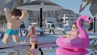 FAMILY VACATION To FLORIDA  Roblox Bloxburg Family Roleplay [upl. by Auhsuoj]