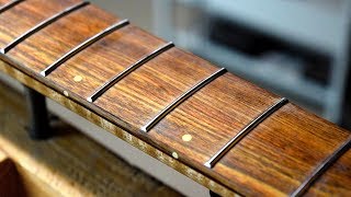 Episode 107 How I Level Guitar Frets [upl. by Leirad]