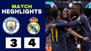 Man City vs Real Madrid 11  All Goals amp Highlights  2024 💥 Champions League 💥Penalties Shootout [upl. by Atiuqcir351]