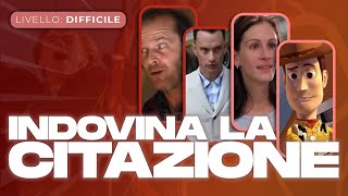 Indovina il FILM DALLA CITAZIONE  Quiz Film DIFFICILE [upl. by Sivad237]