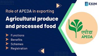 Navigating APEDA Unlocking Schemes Benefits and Registration  Agri produce exports  Eximbizz [upl. by Aseena]