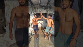 BROTHERS WORKOUT💪 PrinceDhandlaniya shorts rahulpahalwan explore [upl. by Aianat975]