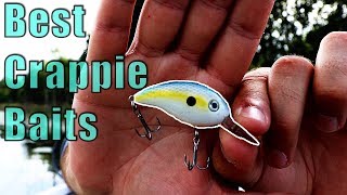 Best Crappie Fishing LURES  Best Search BAITS for Crappie [upl. by Schwejda]