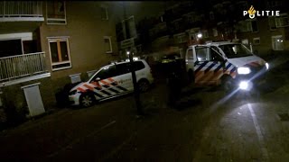 Politie Zeeburg  Aanhouding inbrekers in de nacht [upl. by Isac]