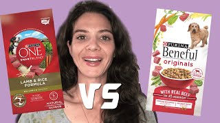 Dog food review Purina One vs Purina Beneful [upl. by Natalie]