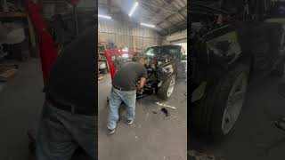 V6 to v8 60 engine swap on the silverado silverado singlecab engineswap vortexmax lsswap [upl. by Fokos330]