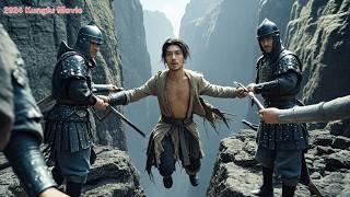 Kung Fu Movie A slave is pushed into a deep abyss and humiliated but kills the soldiers to escape [upl. by Nastassia]