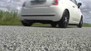 Fiat 500 Sport 12 8V  Fox exhaust [upl. by Leibrag]