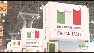 2017 NYC Summer Fancy Food Show Visiting the Italian Pavilion [upl. by Nohsar]