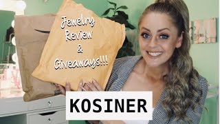 Kosiner Jewelry Review amp Giveaways 4 Winners Stunning Pieces 🚨CLOSED🚨 [upl. by Asquith699]