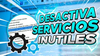 DESHABILITA ESTOS Servicios Innecesarios  Optimiza Windows 10 al 100  MAXIMO Rendimiento [upl. by Medina]