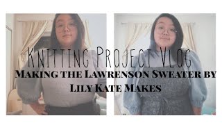 Knitting a Vintage Inspired Sweater in 5 days  Lawrenson Sweater Project Vlog and Tutorial [upl. by Avilo]