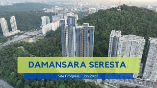 Damansara Seresta Sri Damansara  Site Progress  Jan 2023  MAKASA [upl. by Biegel]