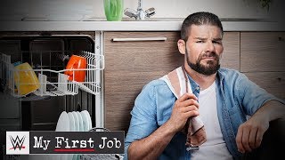 Bobby Roodes notsoglorious first job WWE My First Job [upl. by Asuncion]